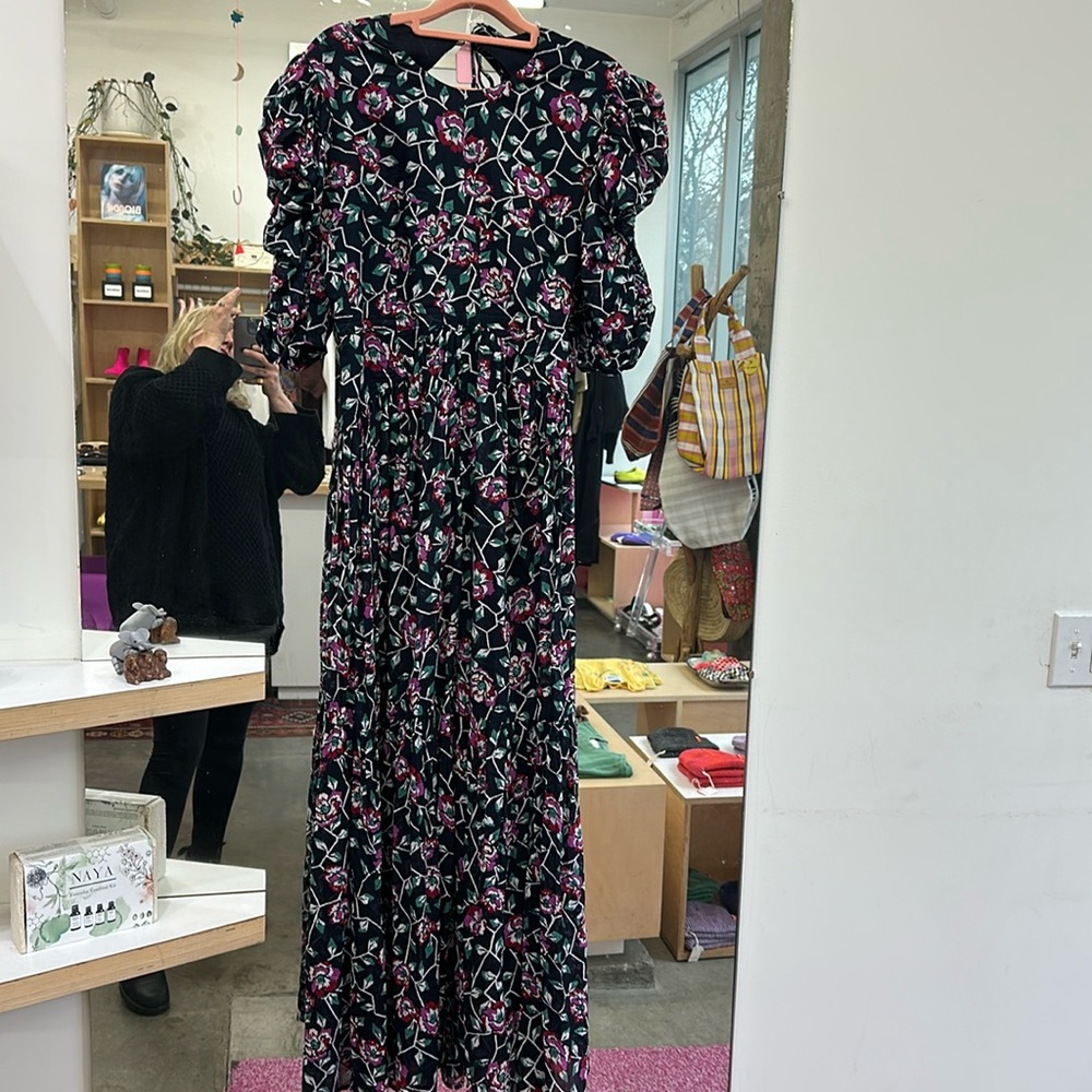 Isabel marant floral chiffon maxi